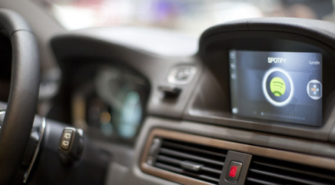 Spotify in car-app